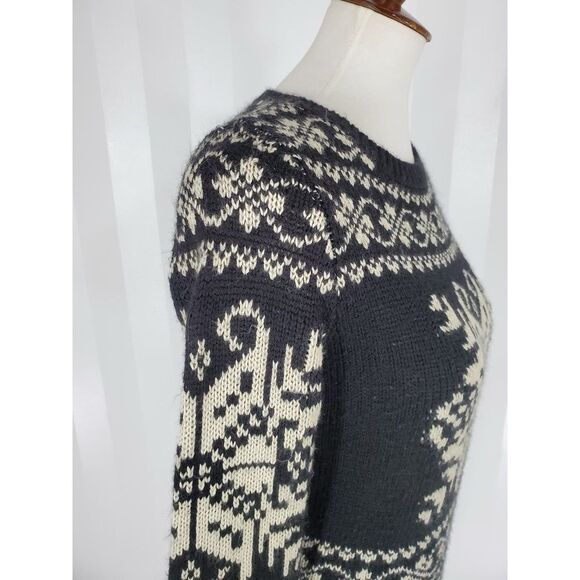 Joe Fresh Sweater Cozy Winter Fair Isle Knit Snowflake Ski NWT Women's Medium - Picture 3 of 10